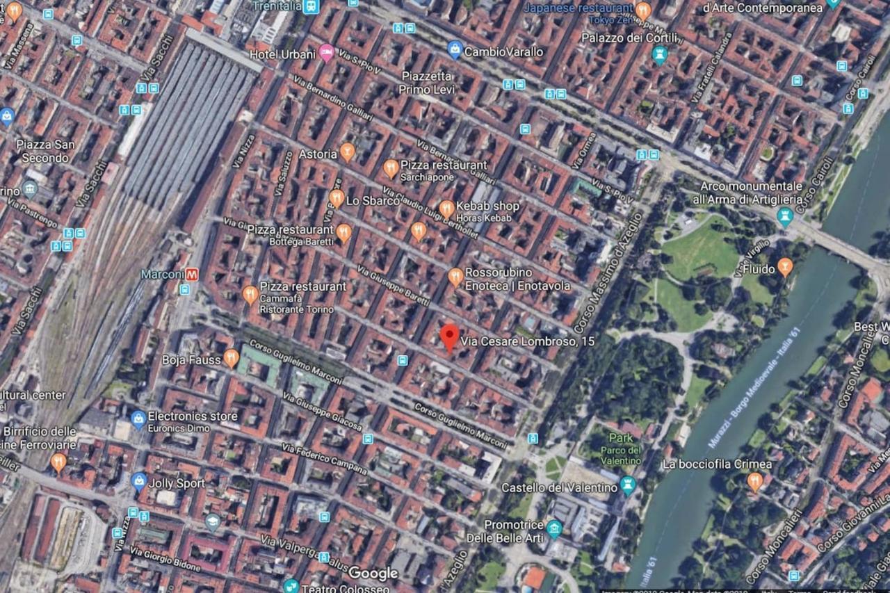 Apartmán Mansarda Al Valentino Turín Exteriér fotografie